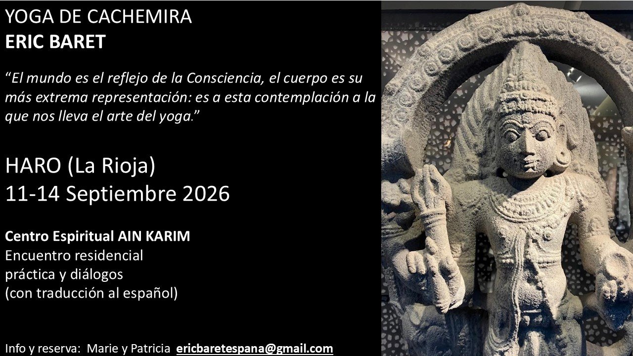 Próximo Encuentro Con Eric Baret En La Rioja